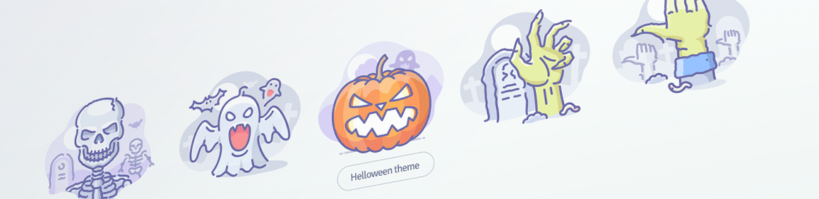 halloween icons, skeleton, skull, horror icons, pumpkin icon, zombie icon, thumb up icon